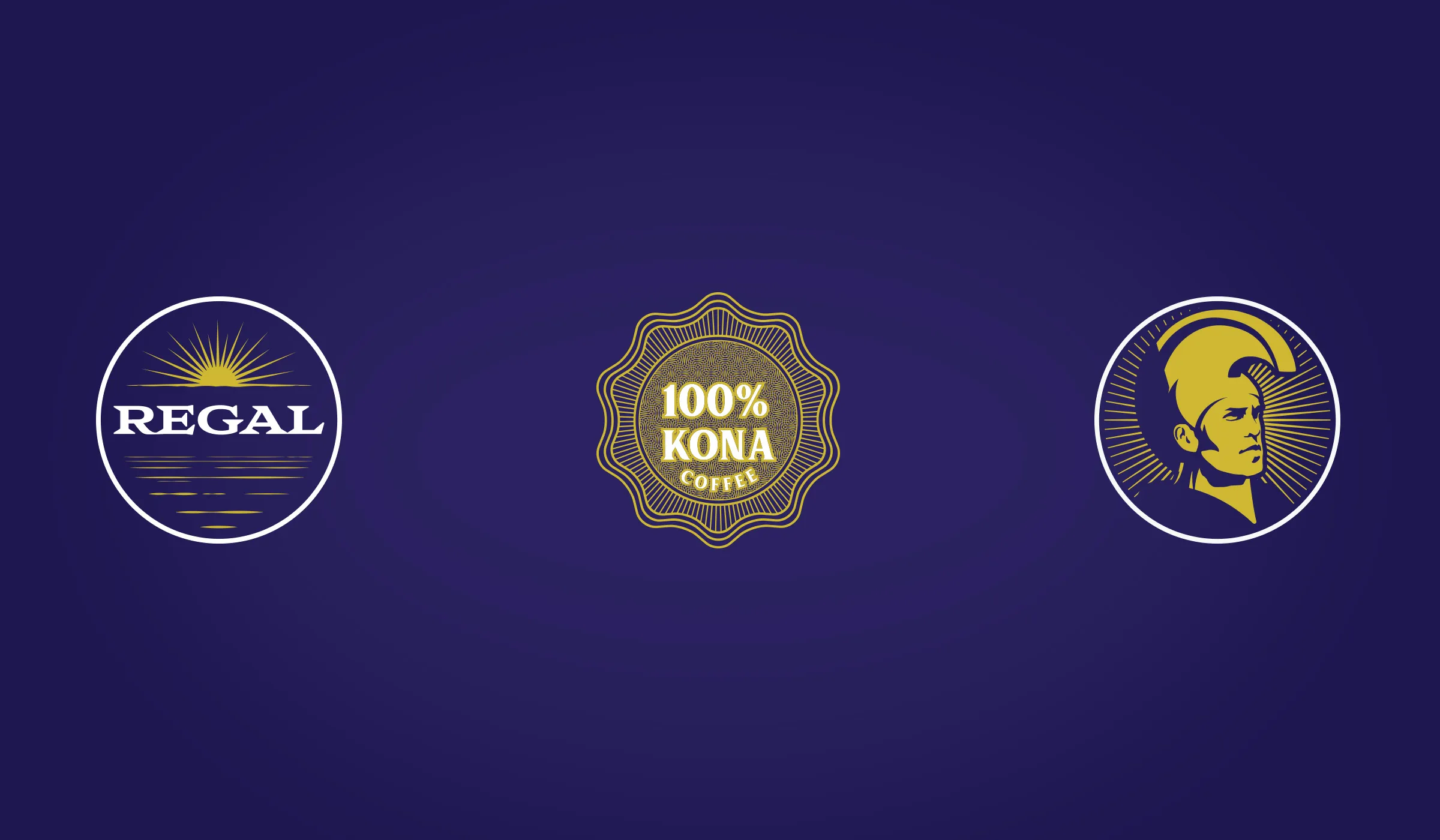 Regal Coffee brand asset system