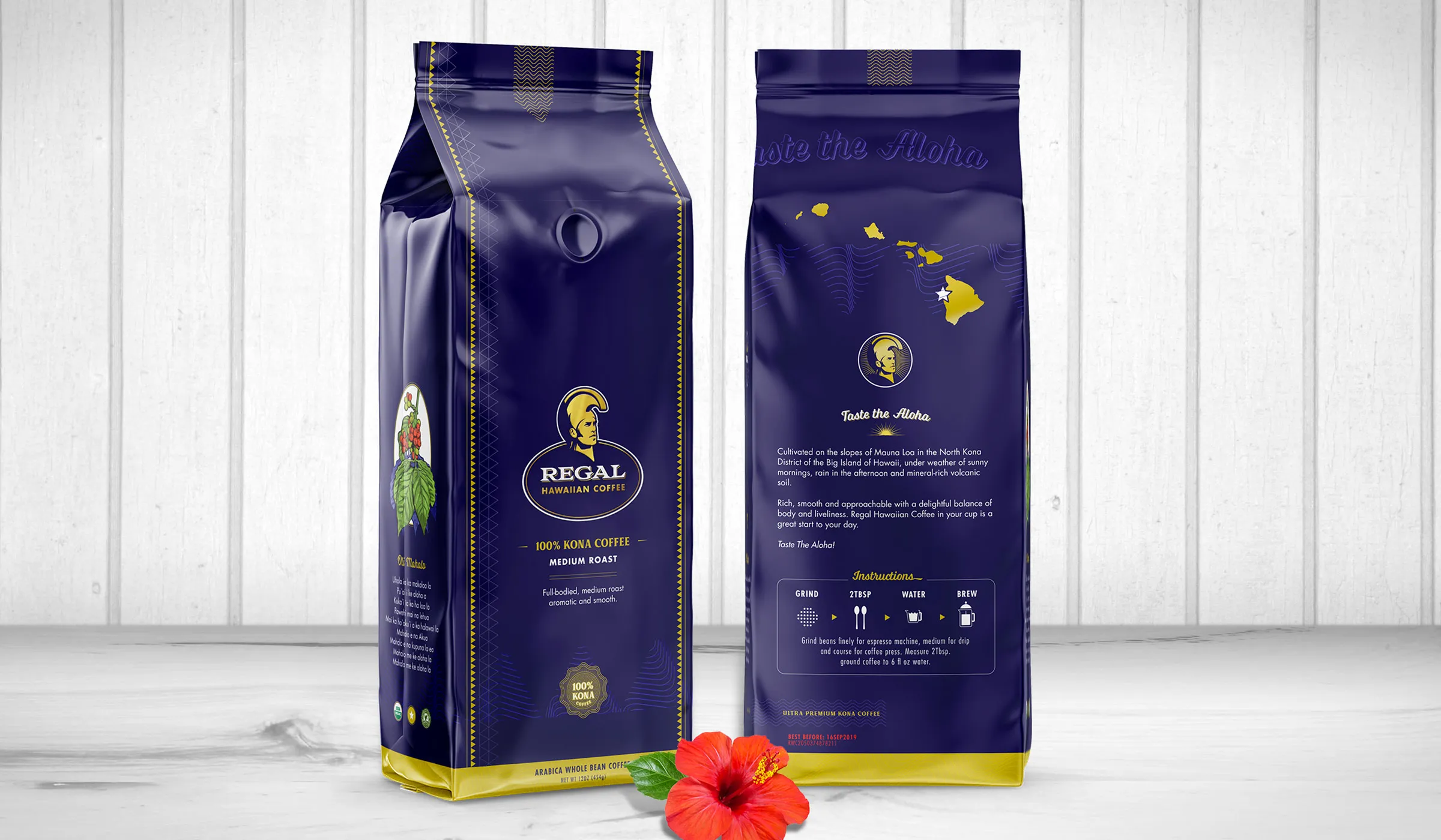 Regal Coffee packaging design