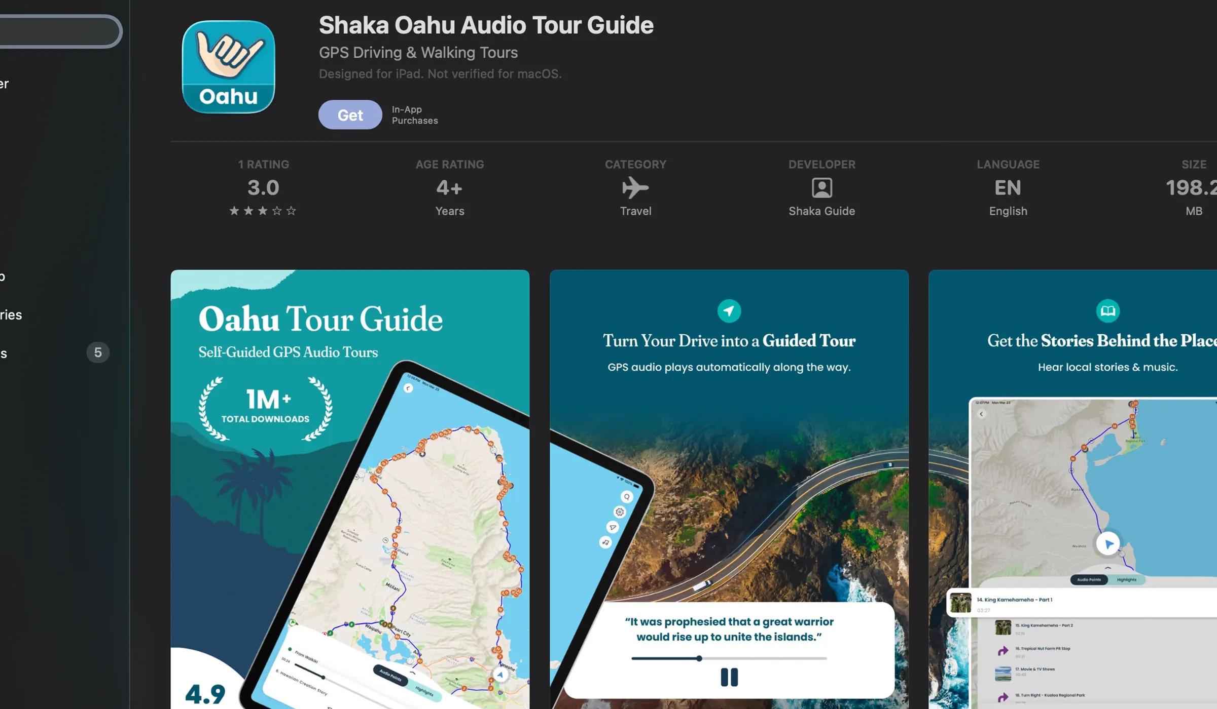 Shaka Guide app featured on the Apple App Store