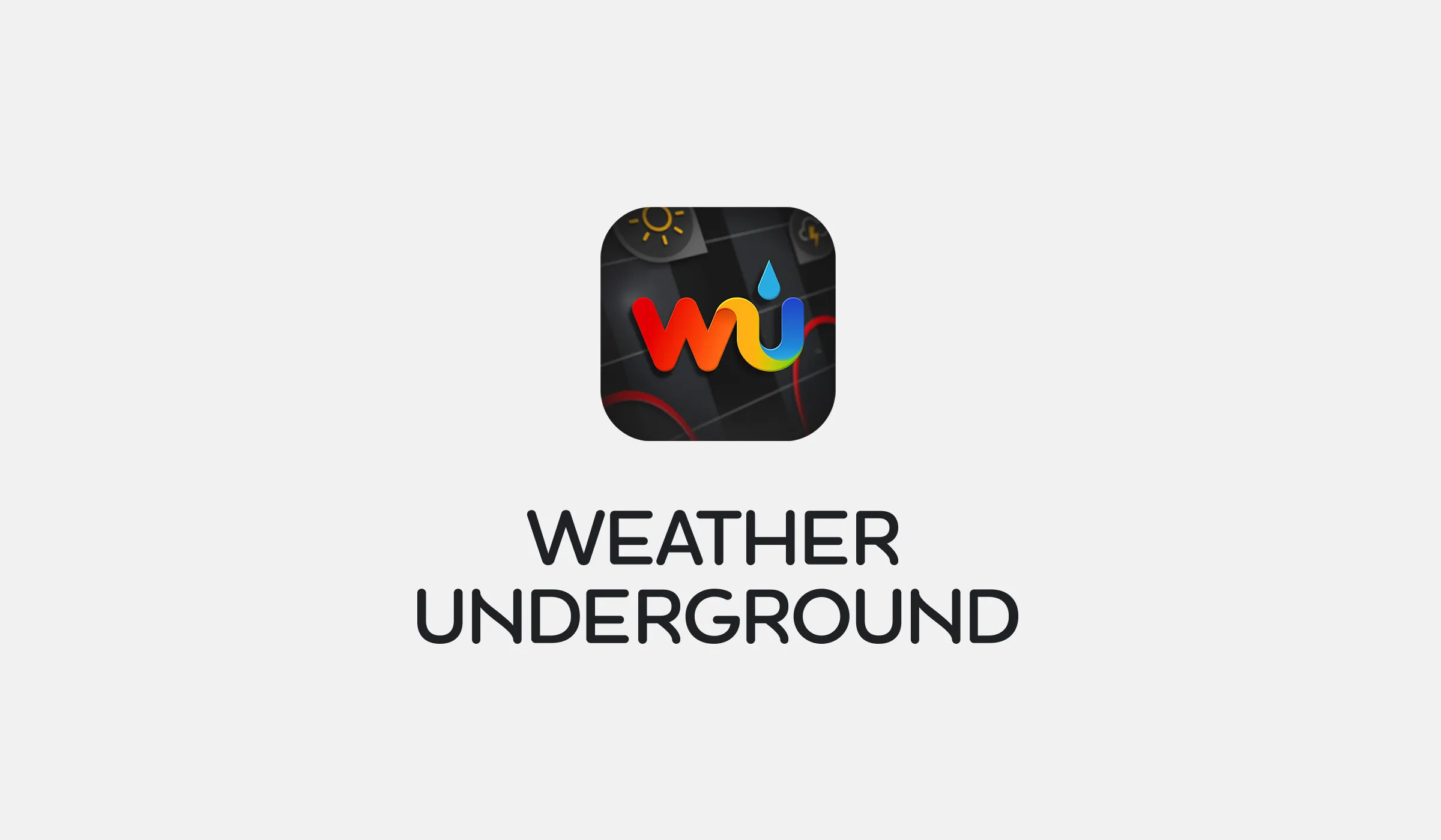 Weather Underground logo and branding assets